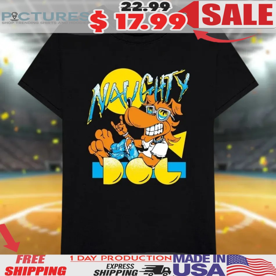 Naughty Dog Old School 40th Anniversary Shirt