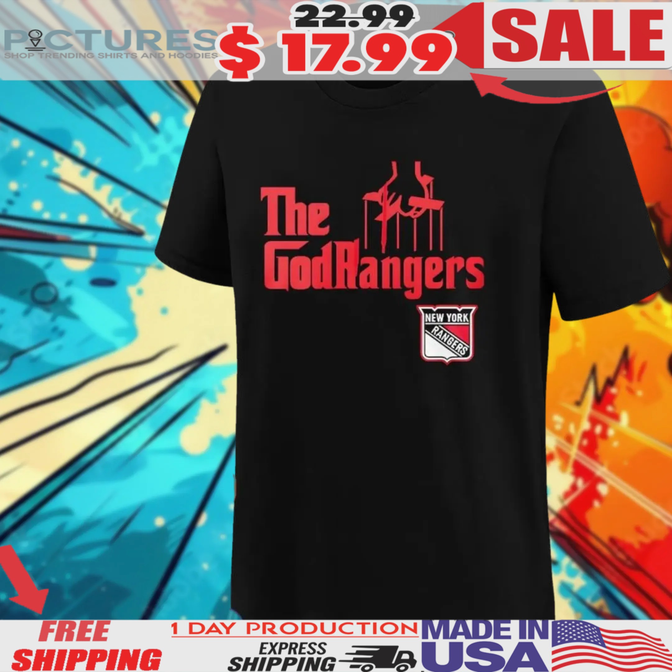 New York Rangers The Godfather Legacy Shirt