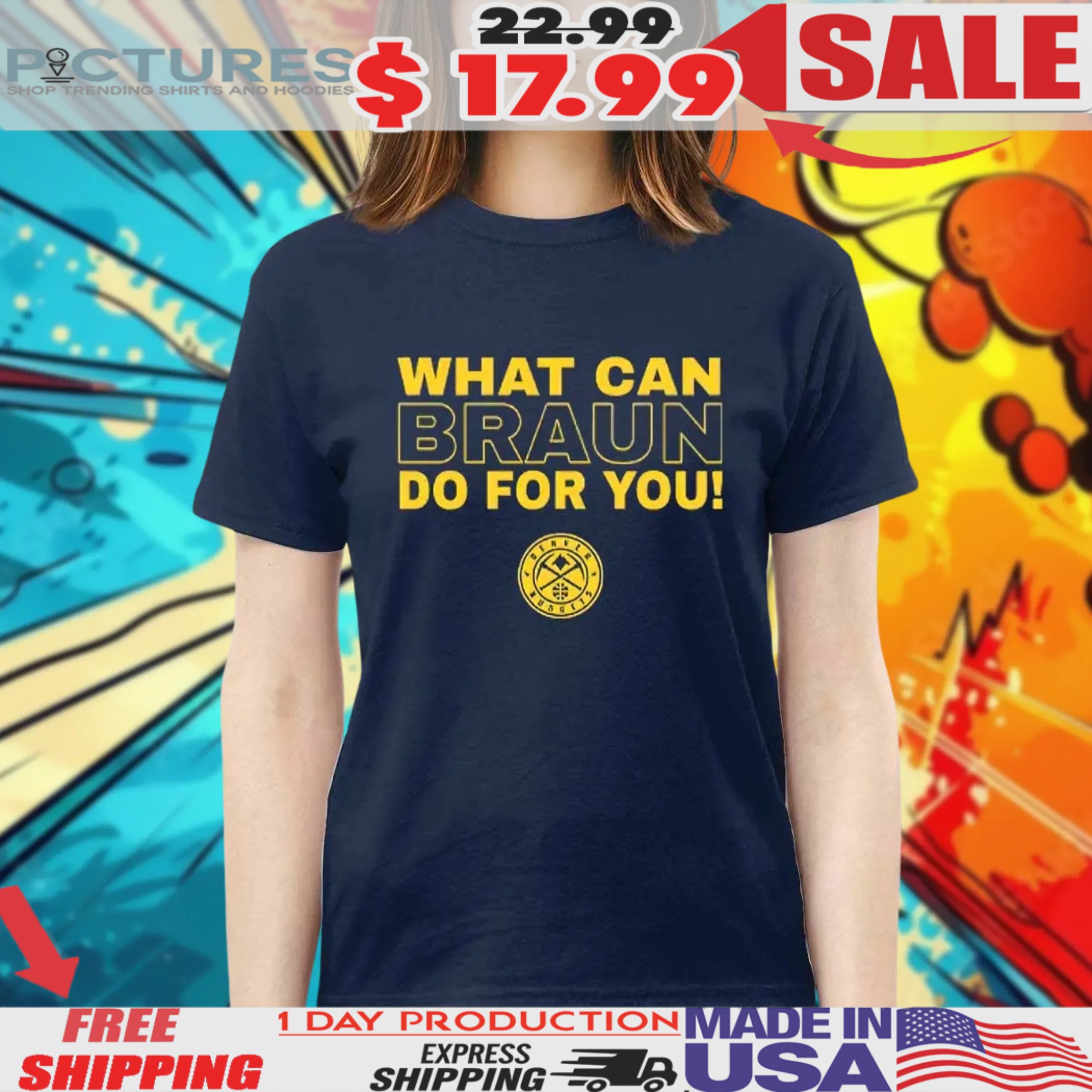 Nuggets Christian Braun MIP What Can Braun Do For You Shirt