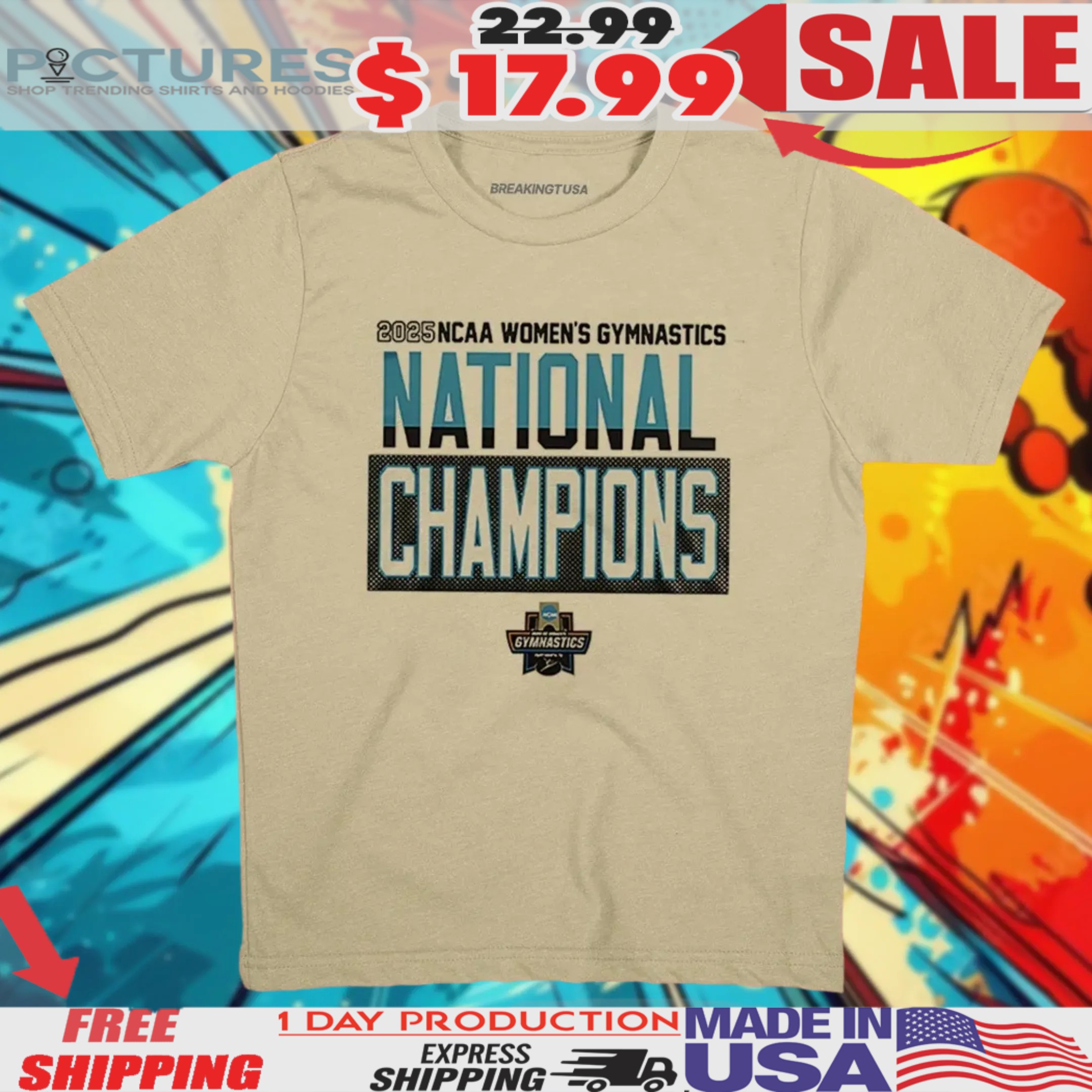 Oklahoma Women’s Gymnastics 2025 NCAA National Champions Shirt