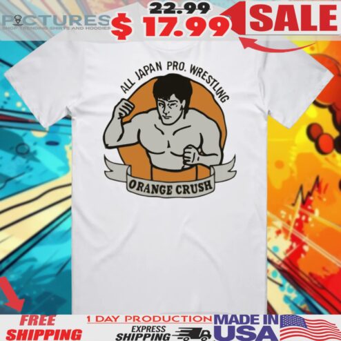 Orange Crush All Japan Pro Wrestling Shirt