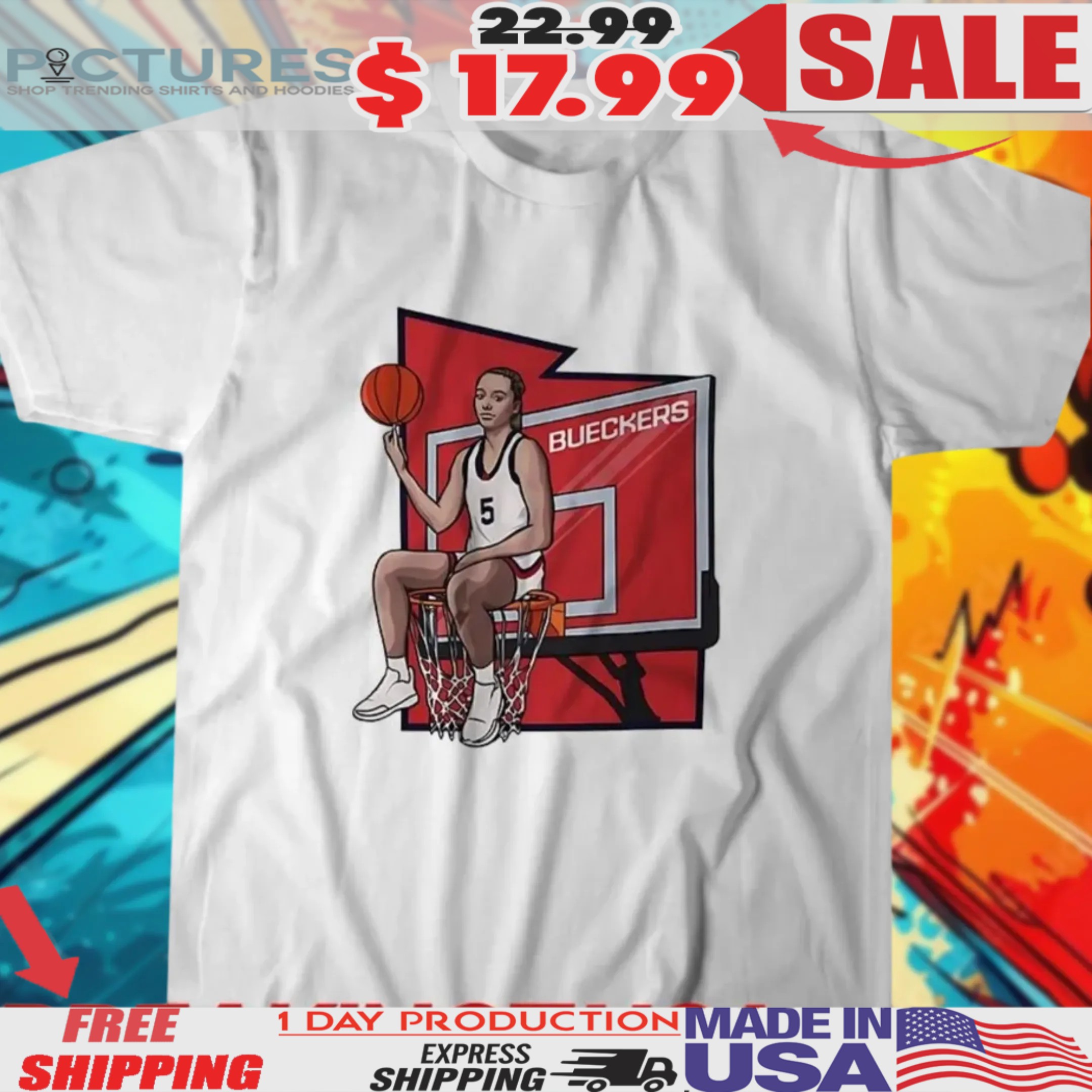 Paige Bueckers Uconn Huskies Women’s Basketball Graphic Shirt