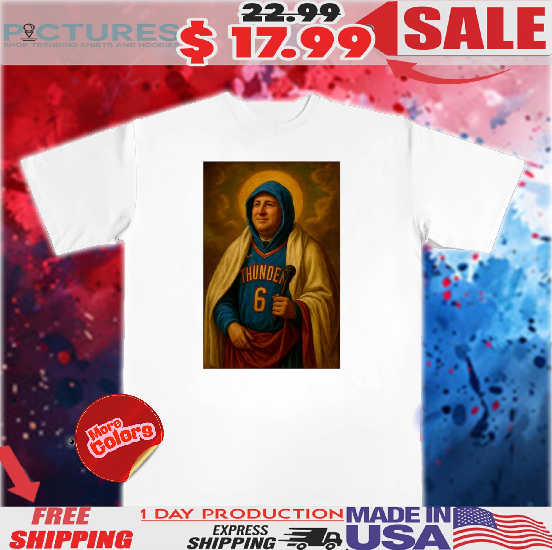 Patron Saint Nick Gallo Oklahoma City Thunder Shirt