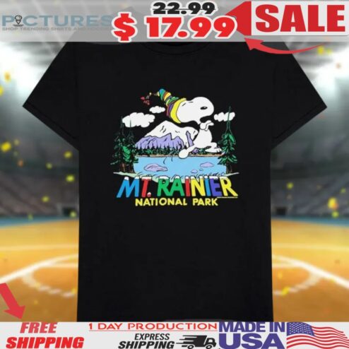 Peanuts Snoopy x Mount Rainier National Park Shirt