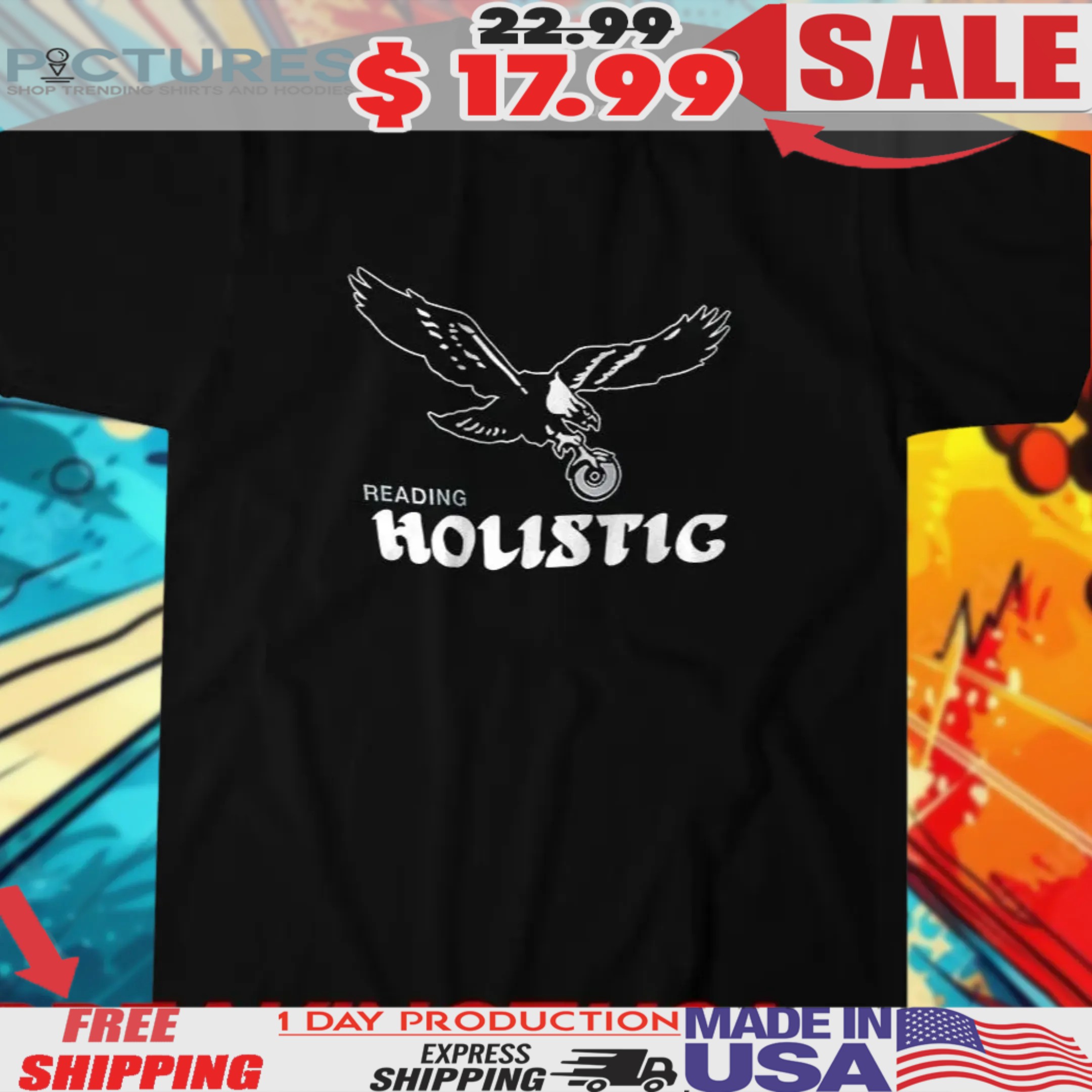 Philadelphia Eagles Reading Holistic Shirt