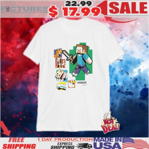 Playera Minecraft Steve Shirt