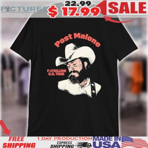 Post Malone F-1 Trillion Outlaw Tour 2025 Cigarettes Shirt