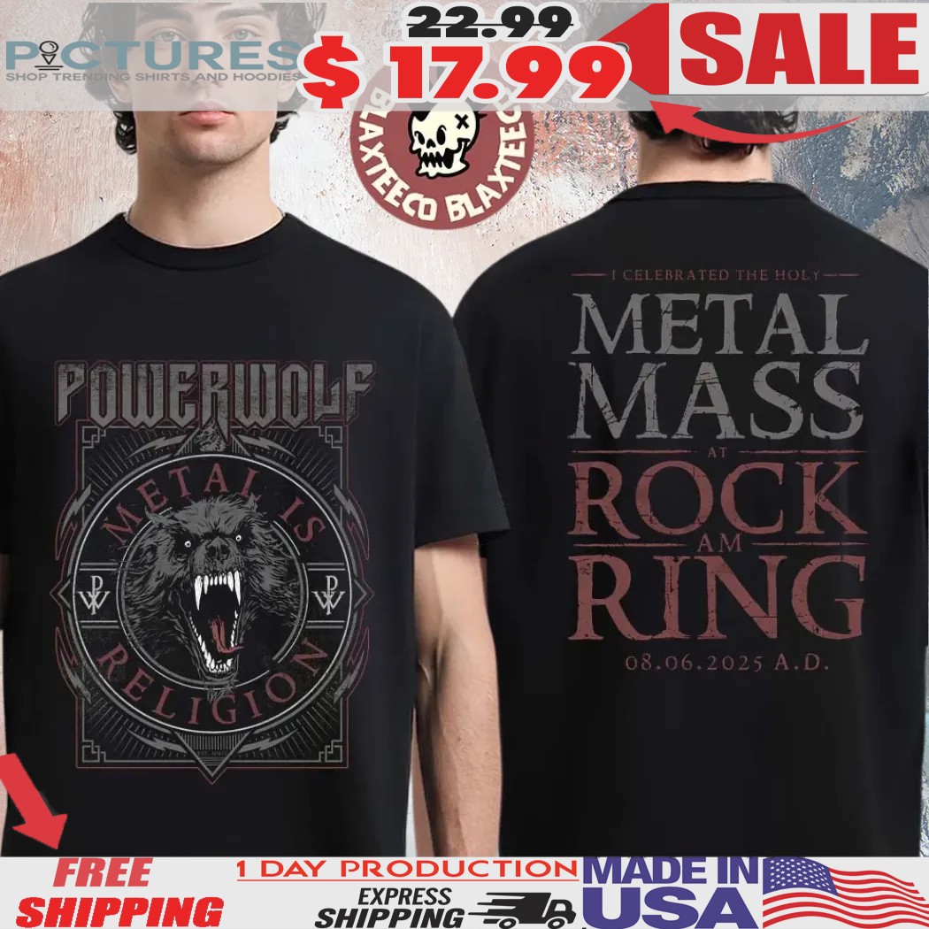 Powerwolf Holy Metal Mass at Rock am Ring 2025 On June 8 In Nurburg Germany Summer Of The Wicked Shirt Powerwolf Holy Metal Mass at Rock am Ring 2025 On June 8 In Nurburg Germany Summer Of The Wicked Shirt