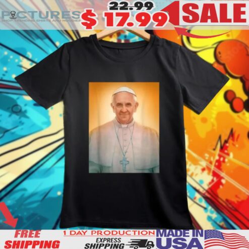 RIP Pope Francis Picture Catholic Christian Shirt
