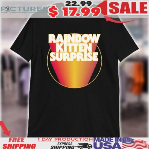 Rainbow Kitten Surprise Retro Record Day Shirt