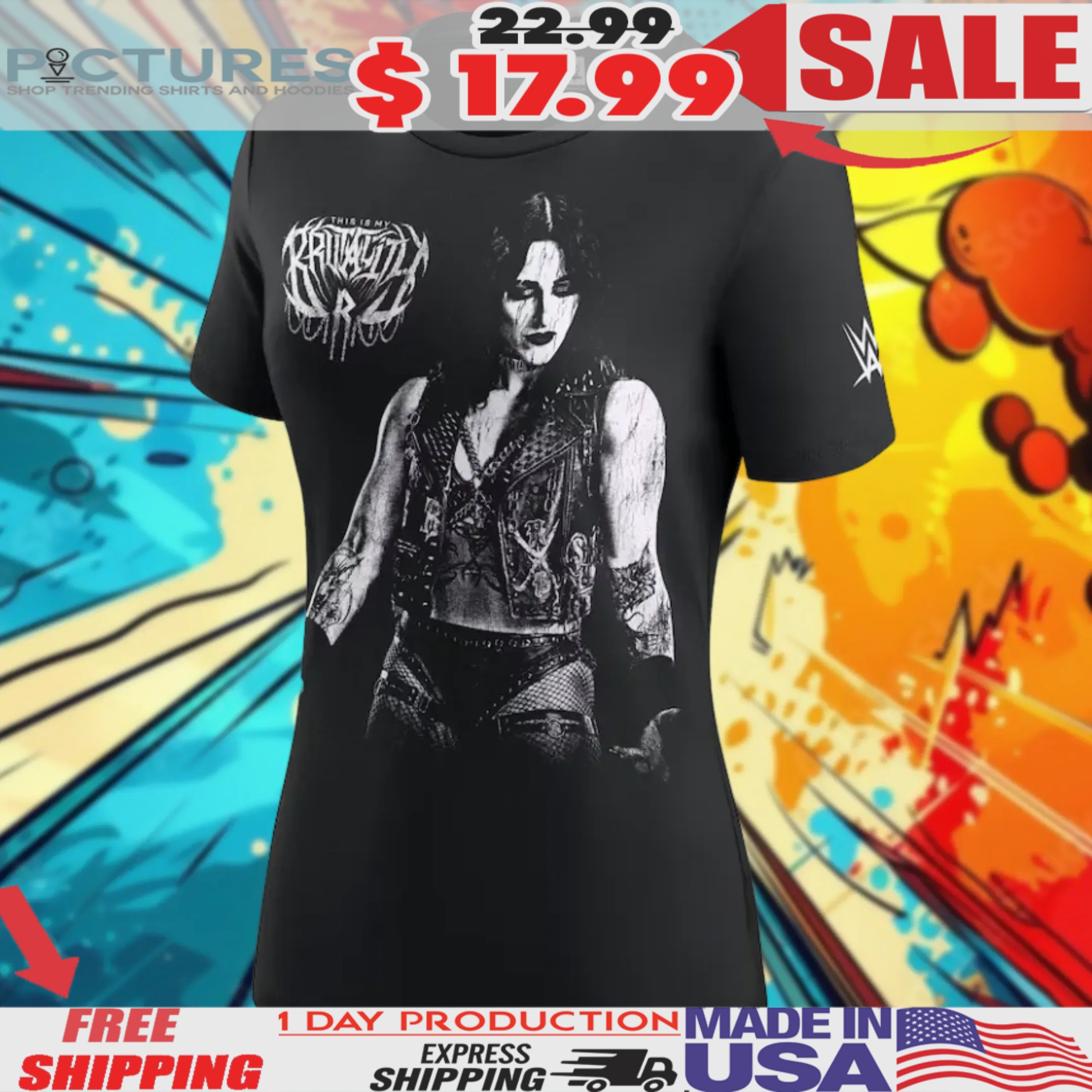 Rhea Ripley This Is My Brutality Photo Shirt