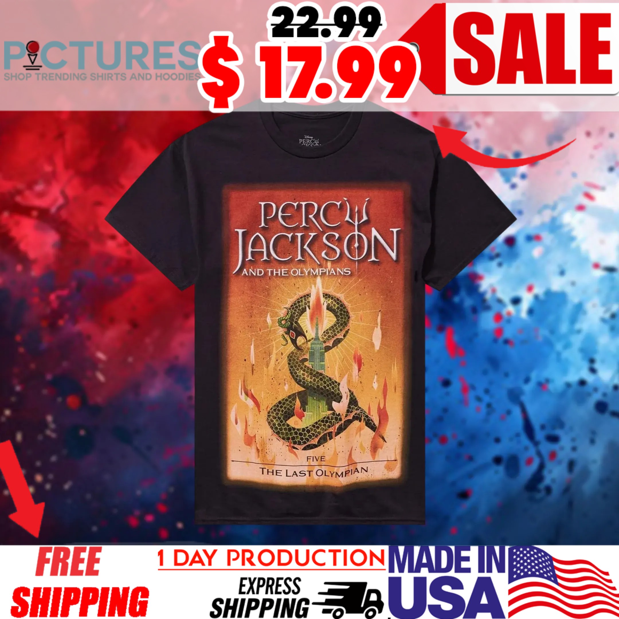 Rick Riordan Percy Jackson And The Olympians The Last Olympian Shirt