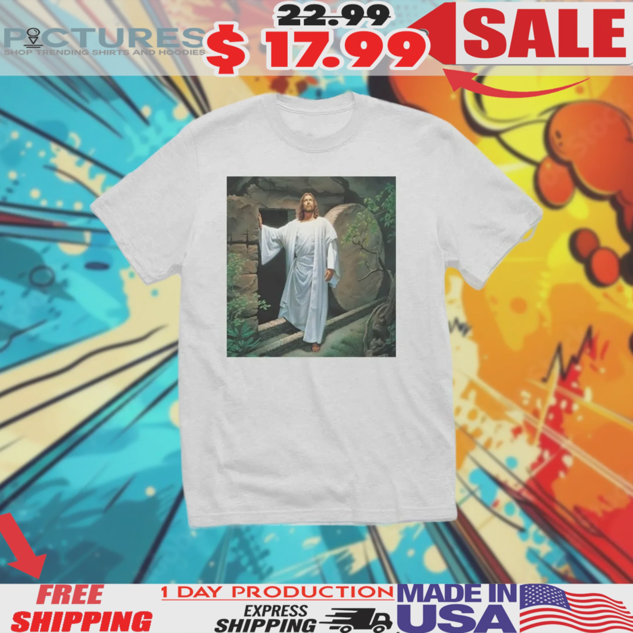 Rolling Stones Since 33 Ad Jesus Shirt