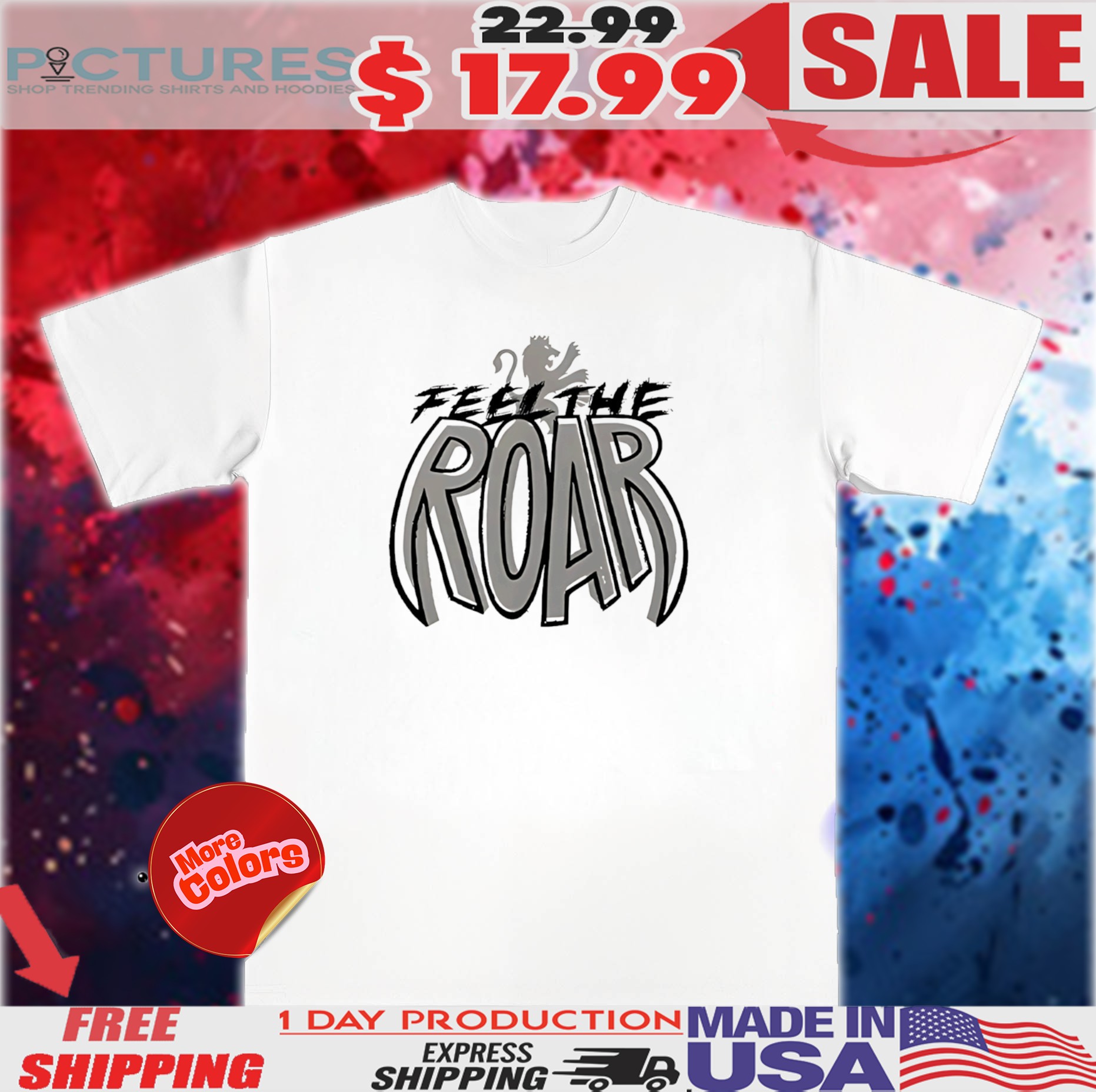Sacramento Kings Feel The Roar Shirt Sacramento Kings Feel The Roar Shirt