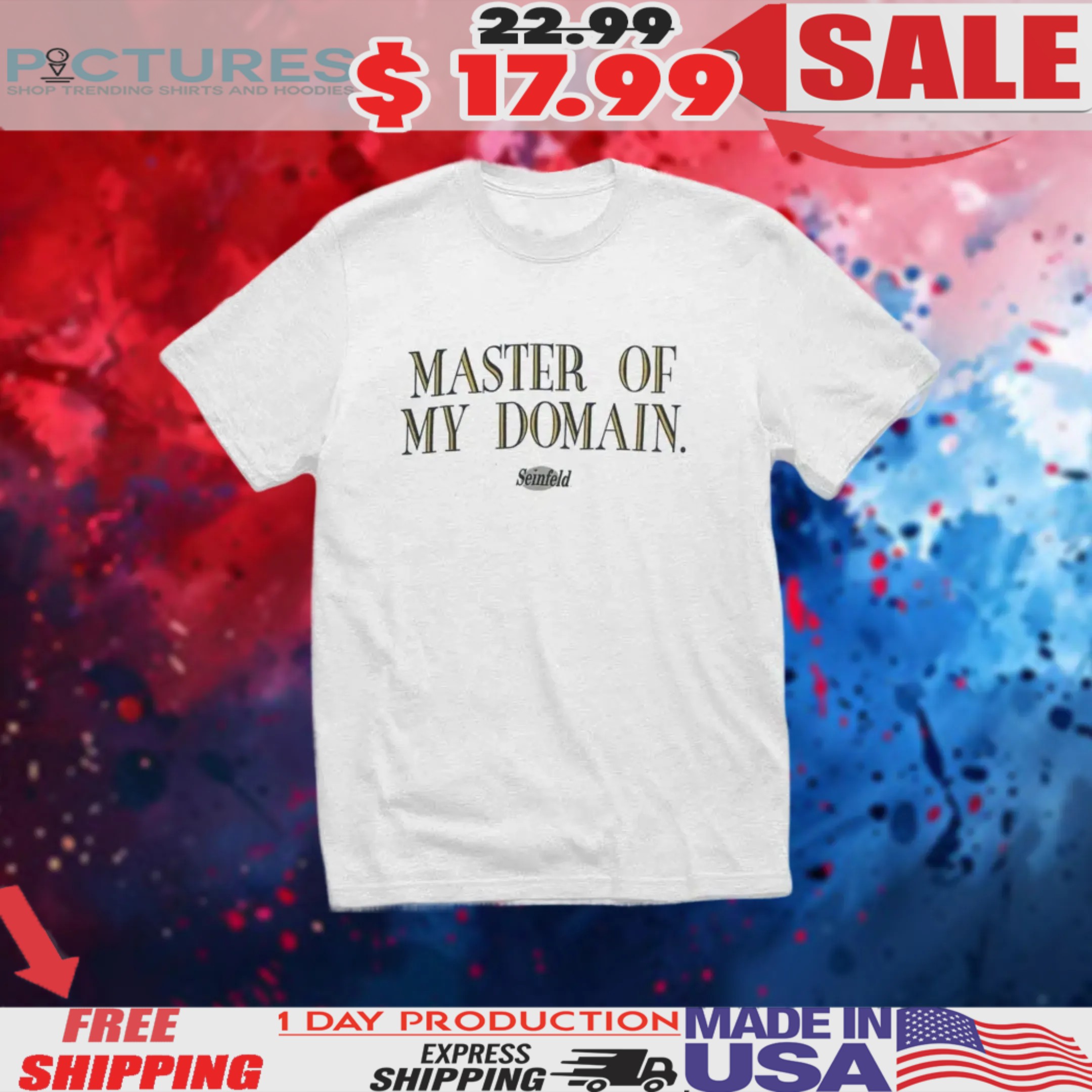 Seinfeld Master Of My Domain Shirt Seinfeld Master Of My Domain Shirt