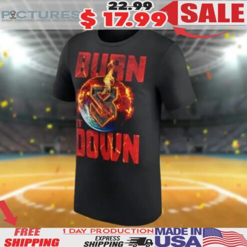 Seth Rollins Burn It Down WWE Shirt