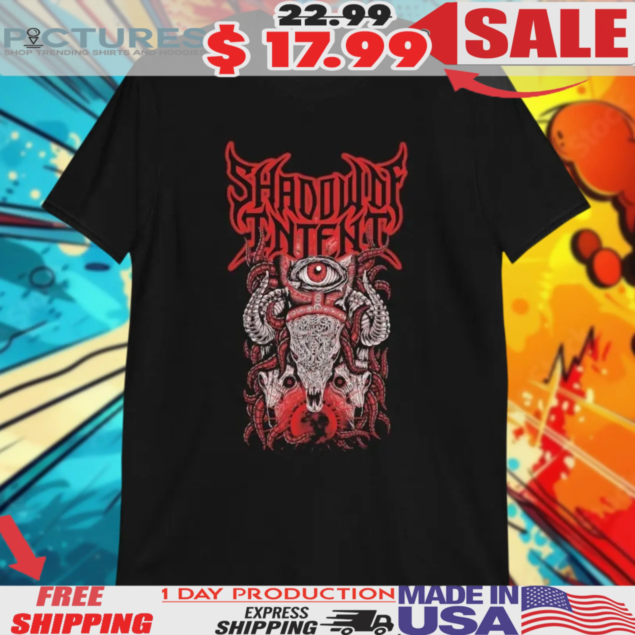 Shadow Of Intent Liberate Eye Shirt