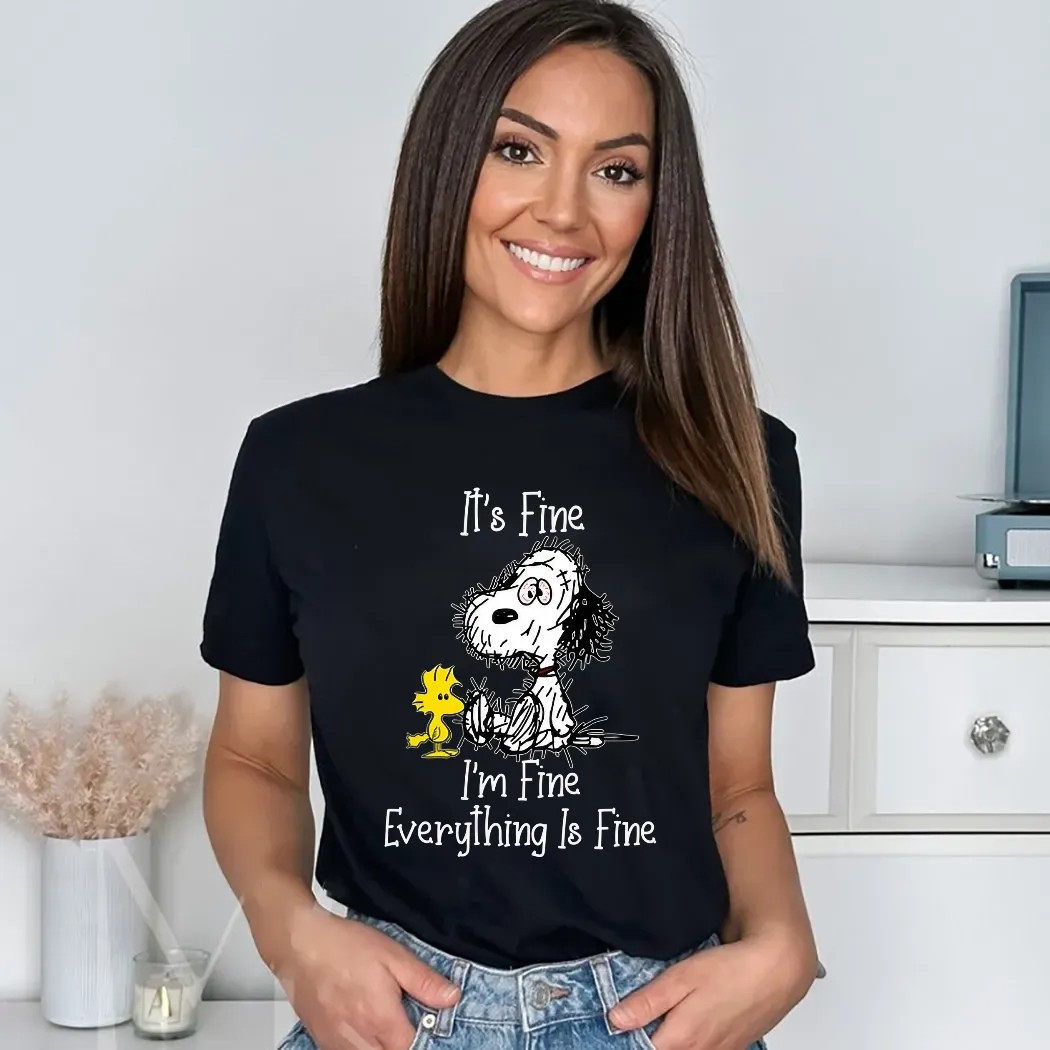 Snoopy And Woodstock It’s Fine I’m FIne Everything Is Fine shirt