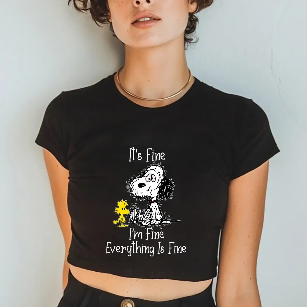 Snoopy And Woodstock It’s Fine I’m FIne Everything Is Fine shirt