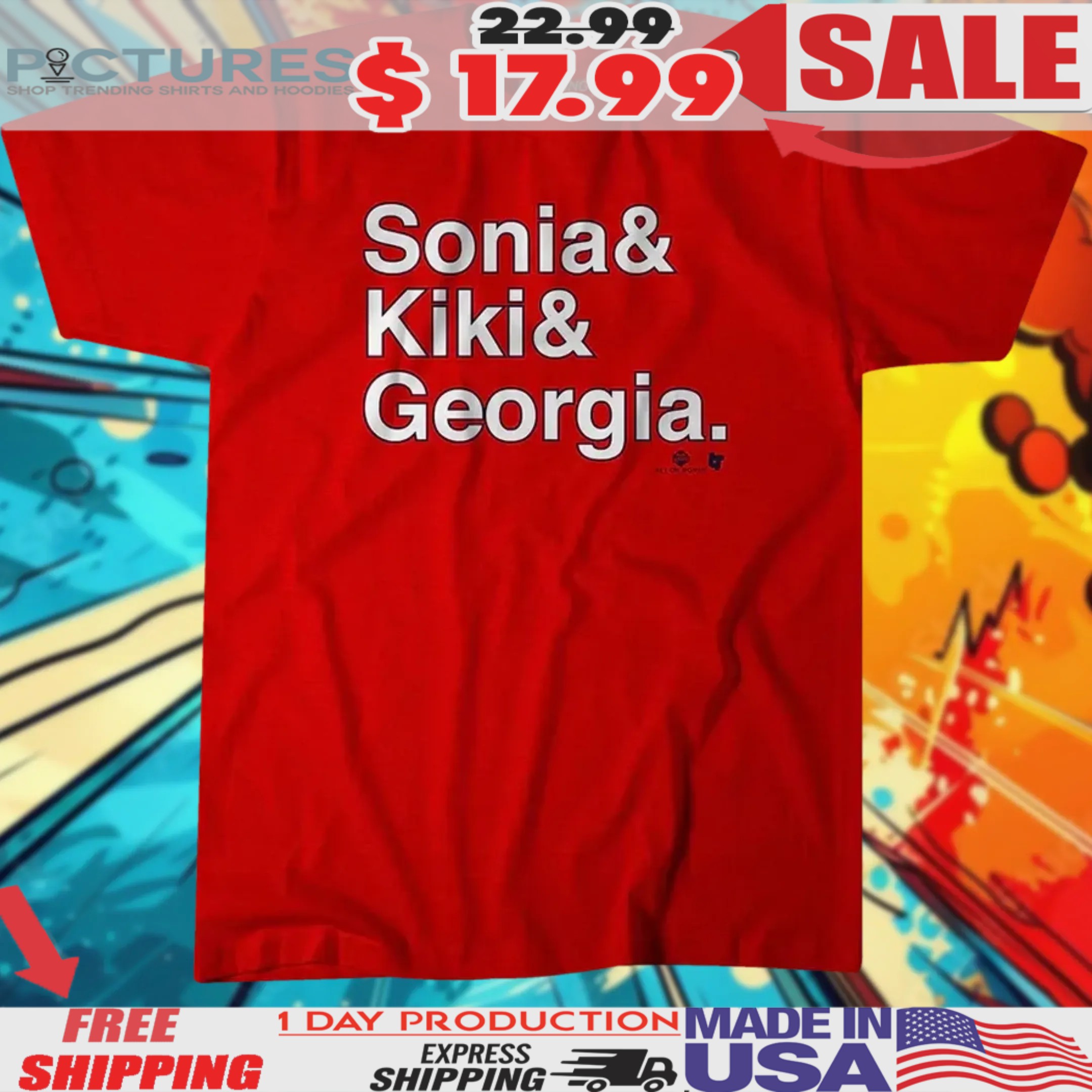 Sonia Citron,Kiki Iriafen Georgia Amoore Washington Ampersand Shirt