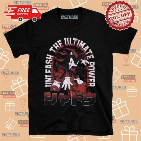 Sonic The Hedgehog Shadow Unleash The Ultimate Power Shirt