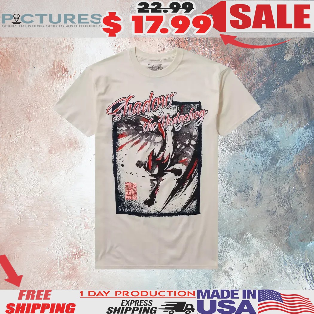 Sonic The Hedgehog Shadow Watercolor Shirt