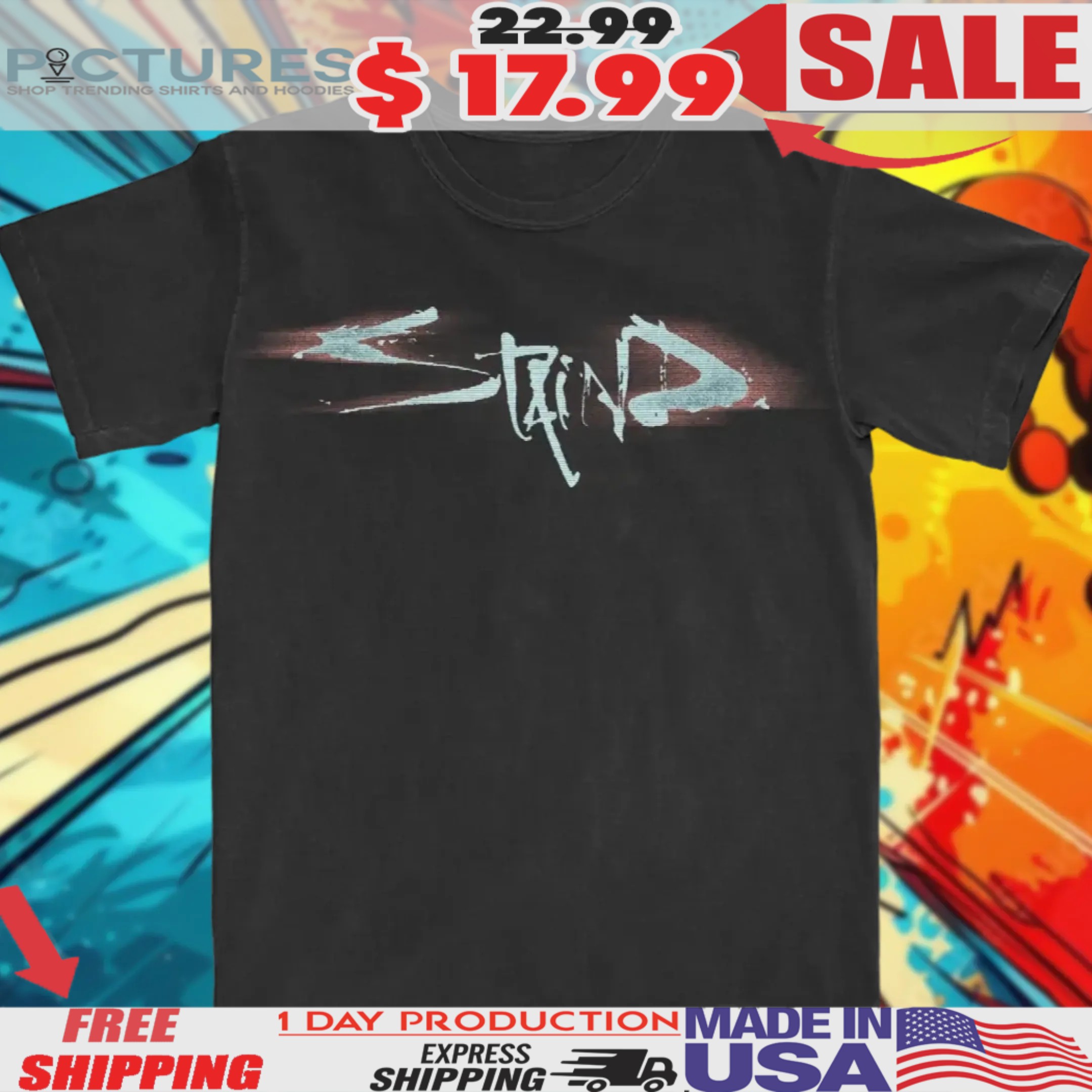 Staind Movement Awaken The Fallen Tour 2025 Shirt