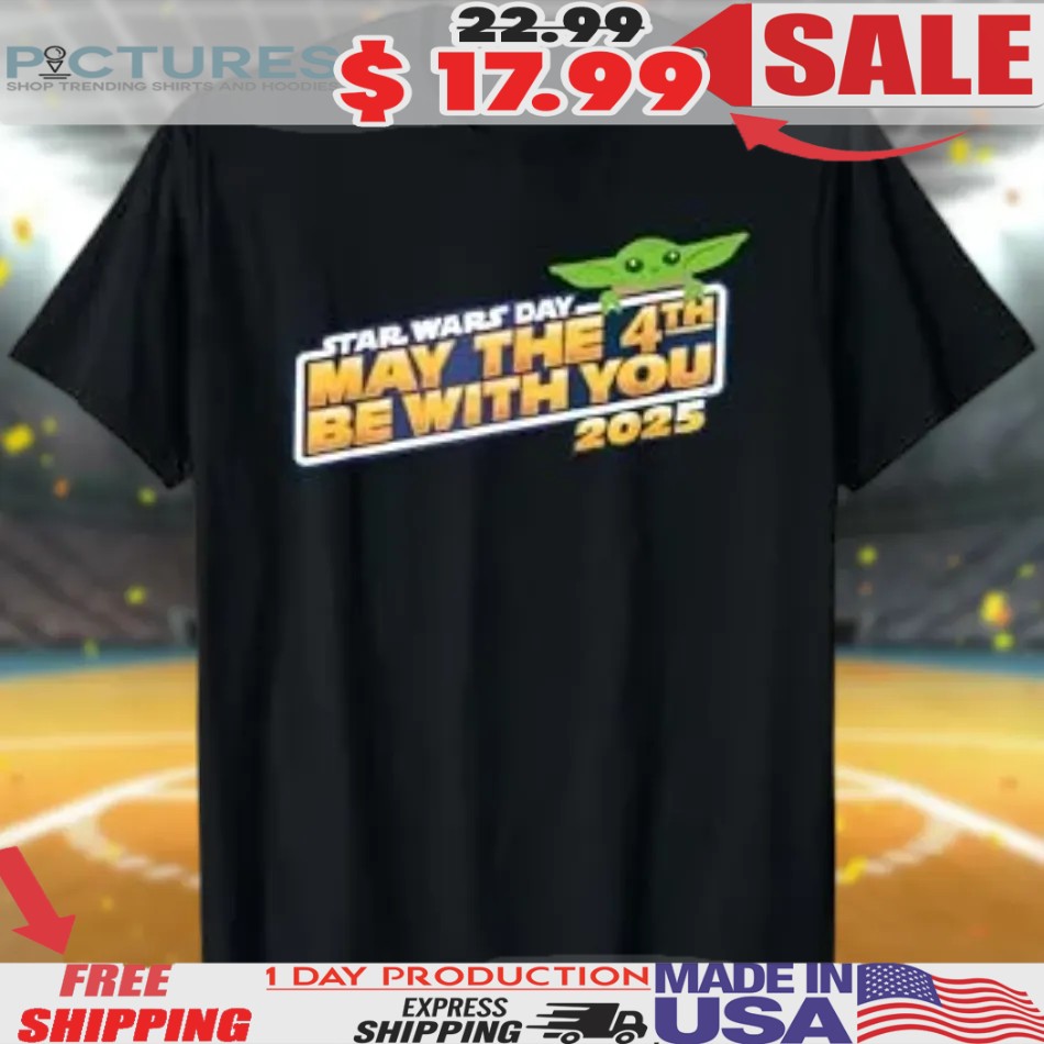 Star Wars Day May the 4th Be With You 2025 Grogu Logo Shirt
