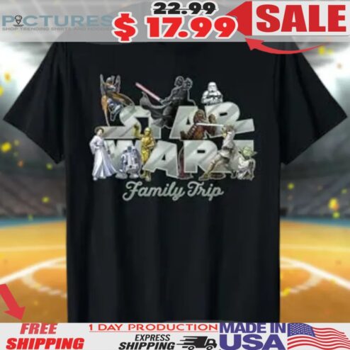 Star Wars Family Trip Characters Vacation Shirt