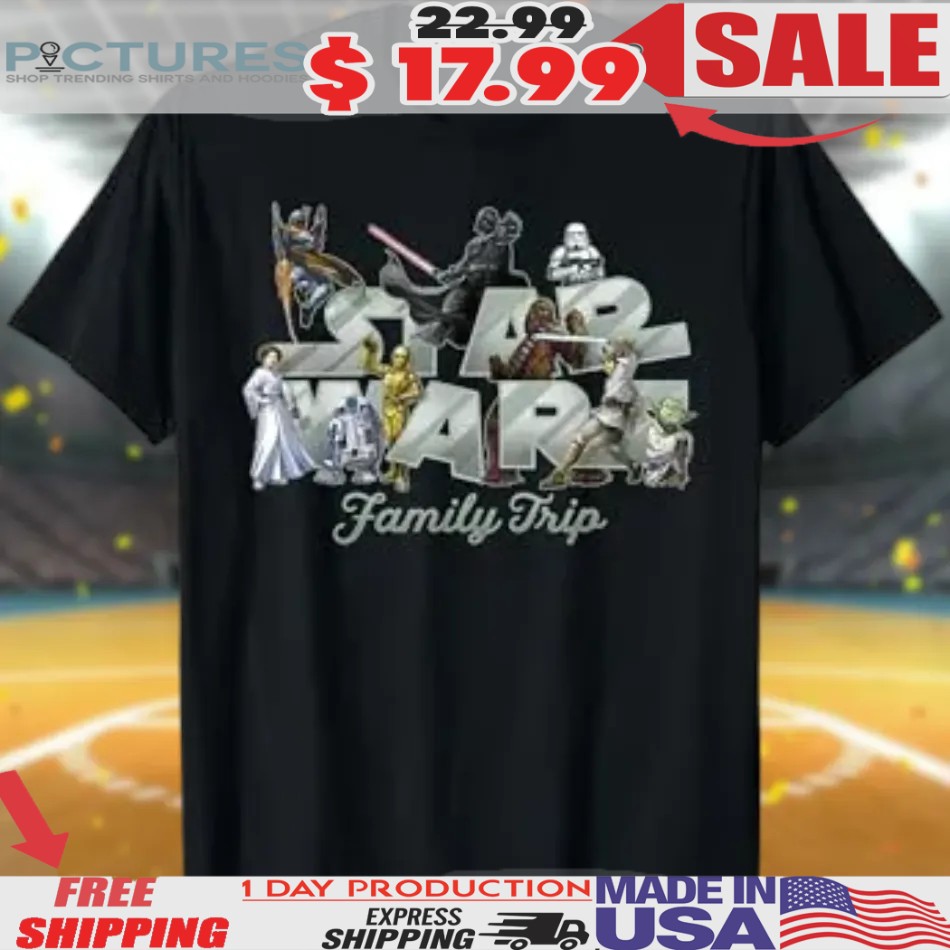 Star Wars Family Trip Characters Vacation Shirt