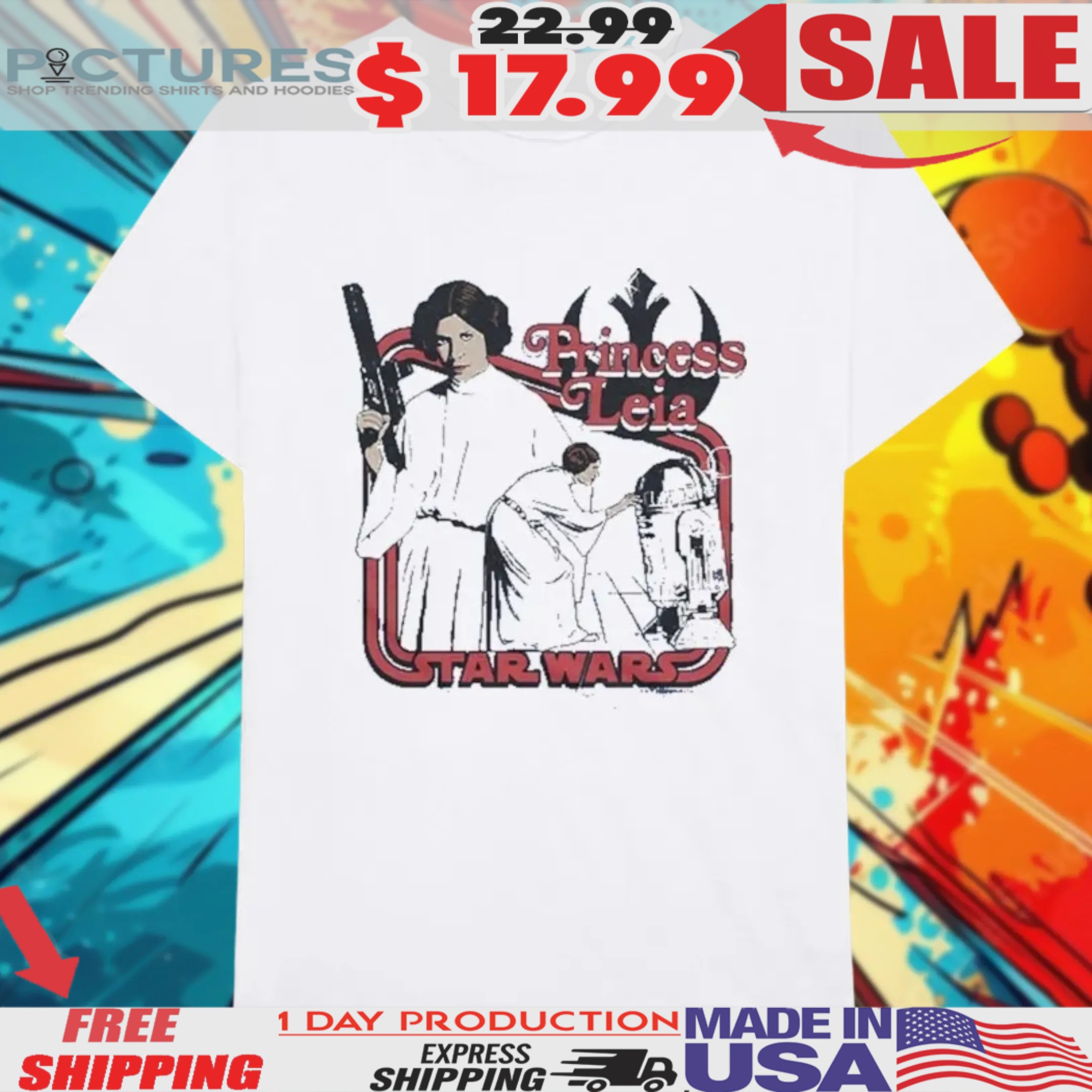 Star Wars Princess Leia Shirt