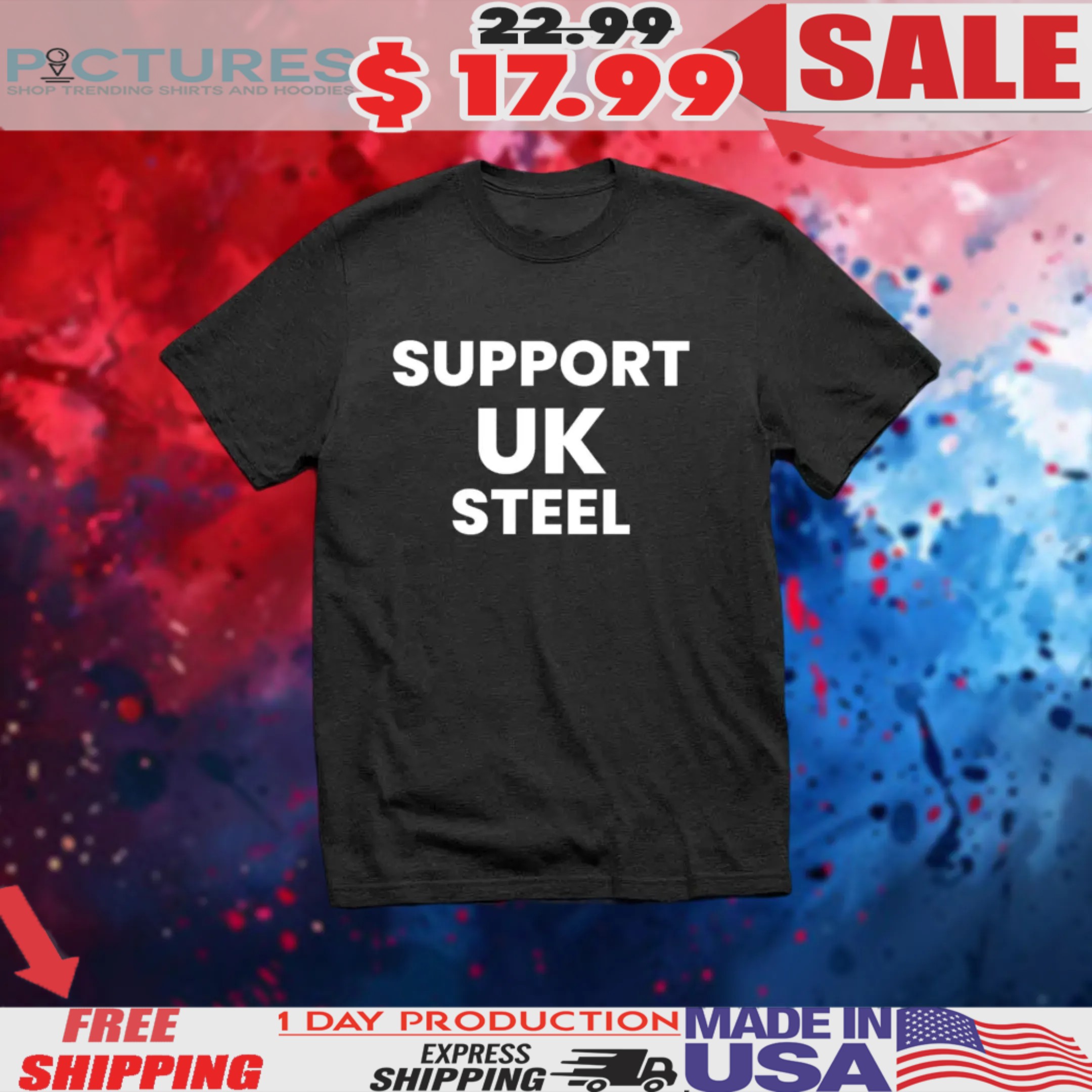 Support Uk Steel Shirt