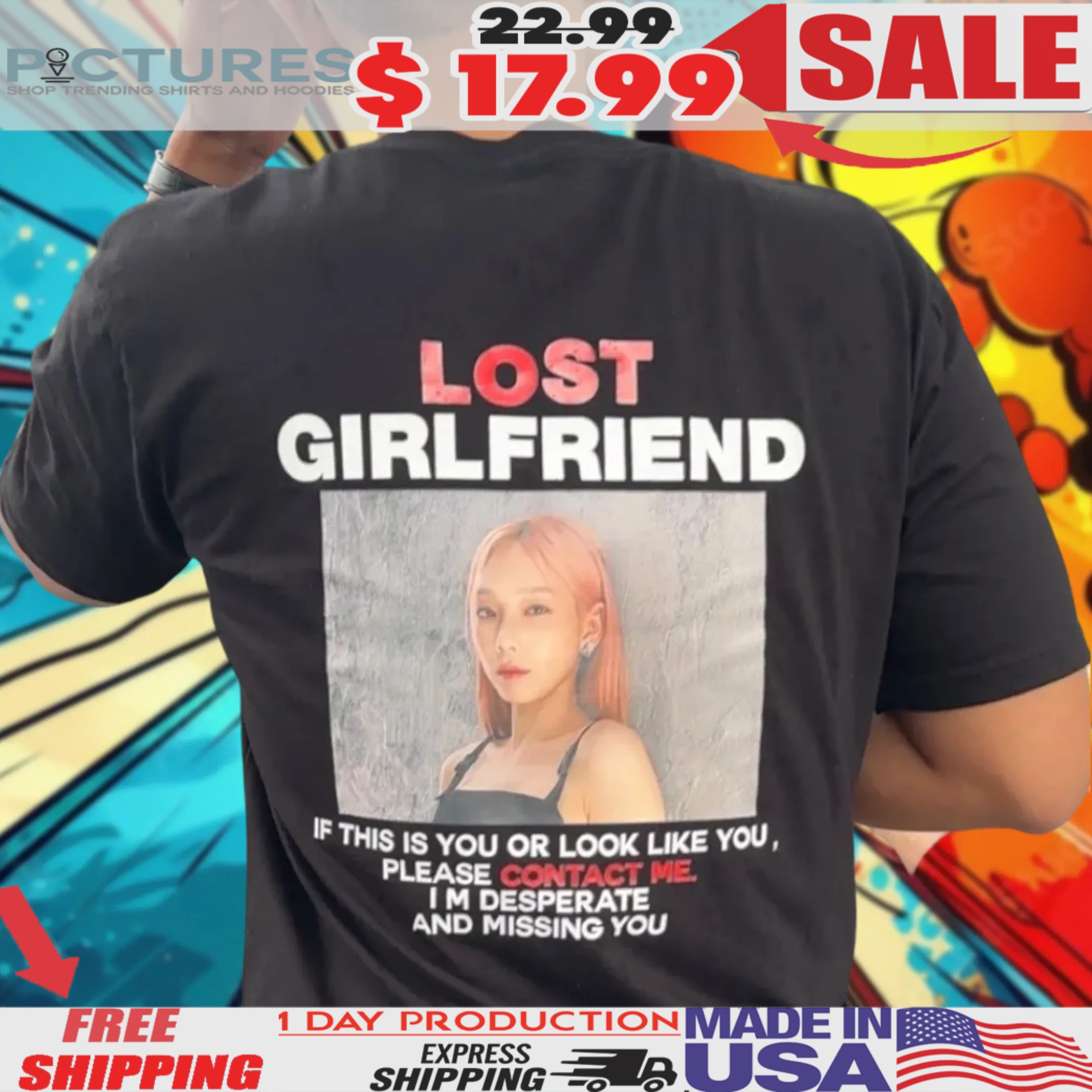 Taeyeon Lost Girlfriend If This Is You Or Look Like You Please Con Contact Me Shirt