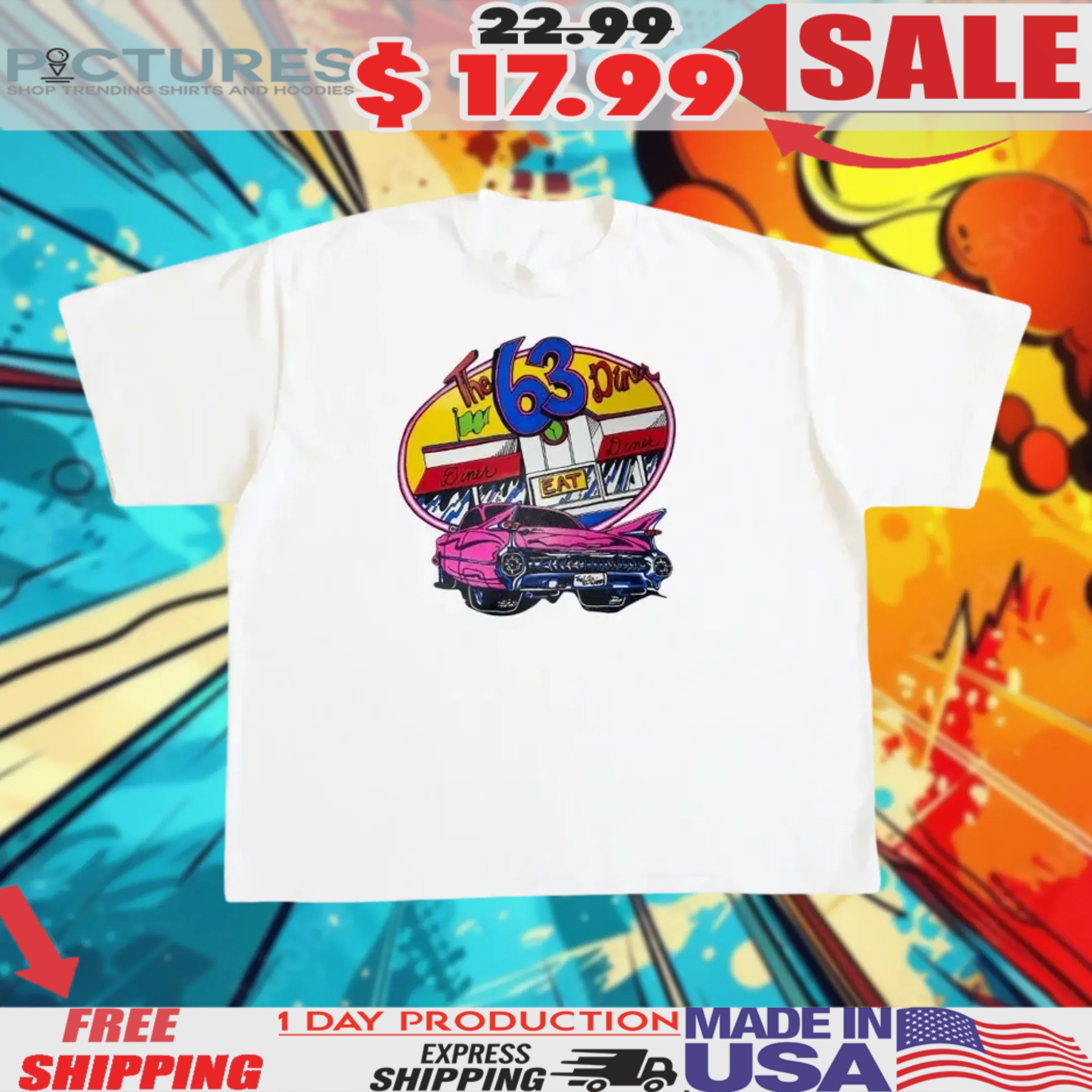 The 63rd Diner Eat Diner Shirt