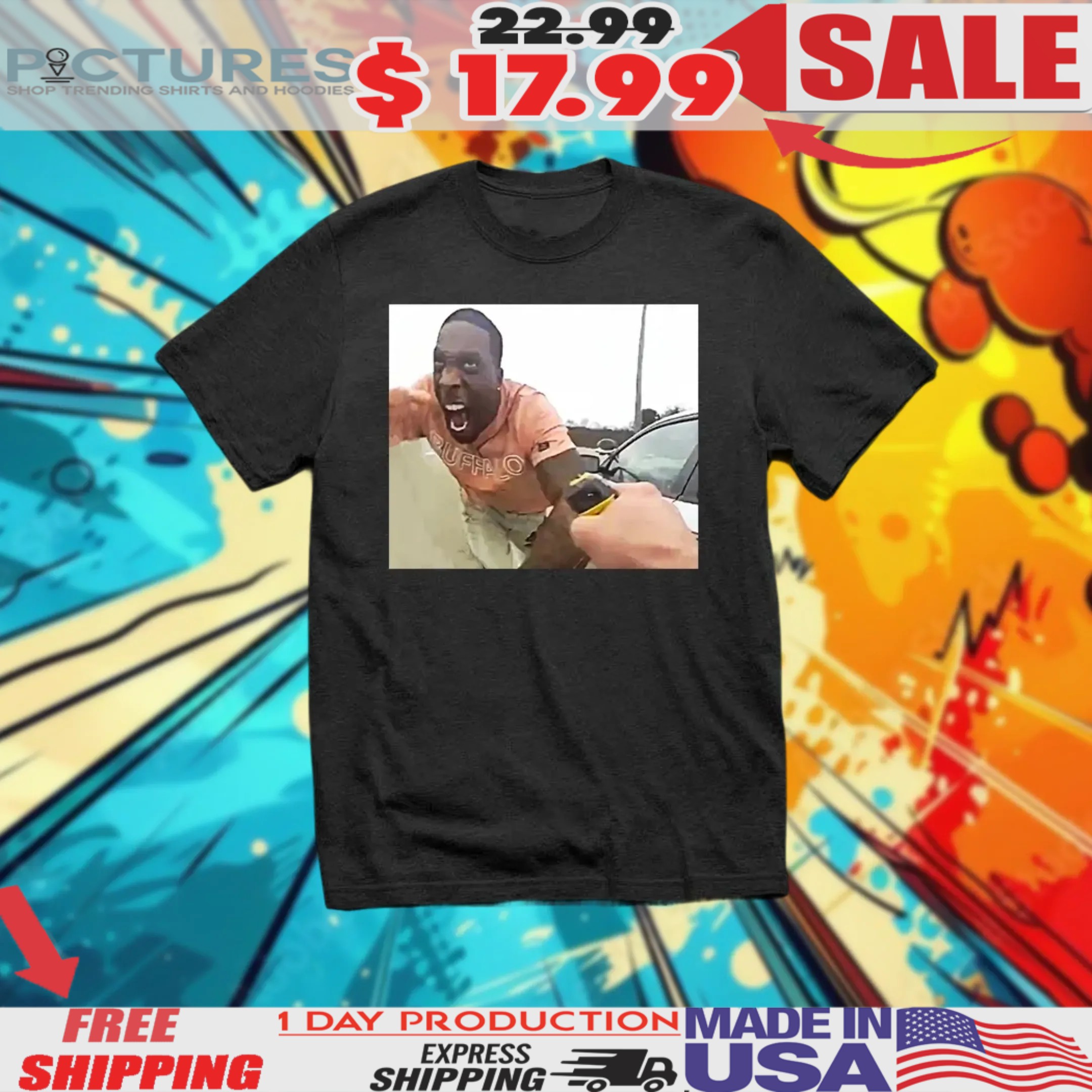 The Bodycam Of Deshawn Leeth Shirt • Picturestees Clothing LLC