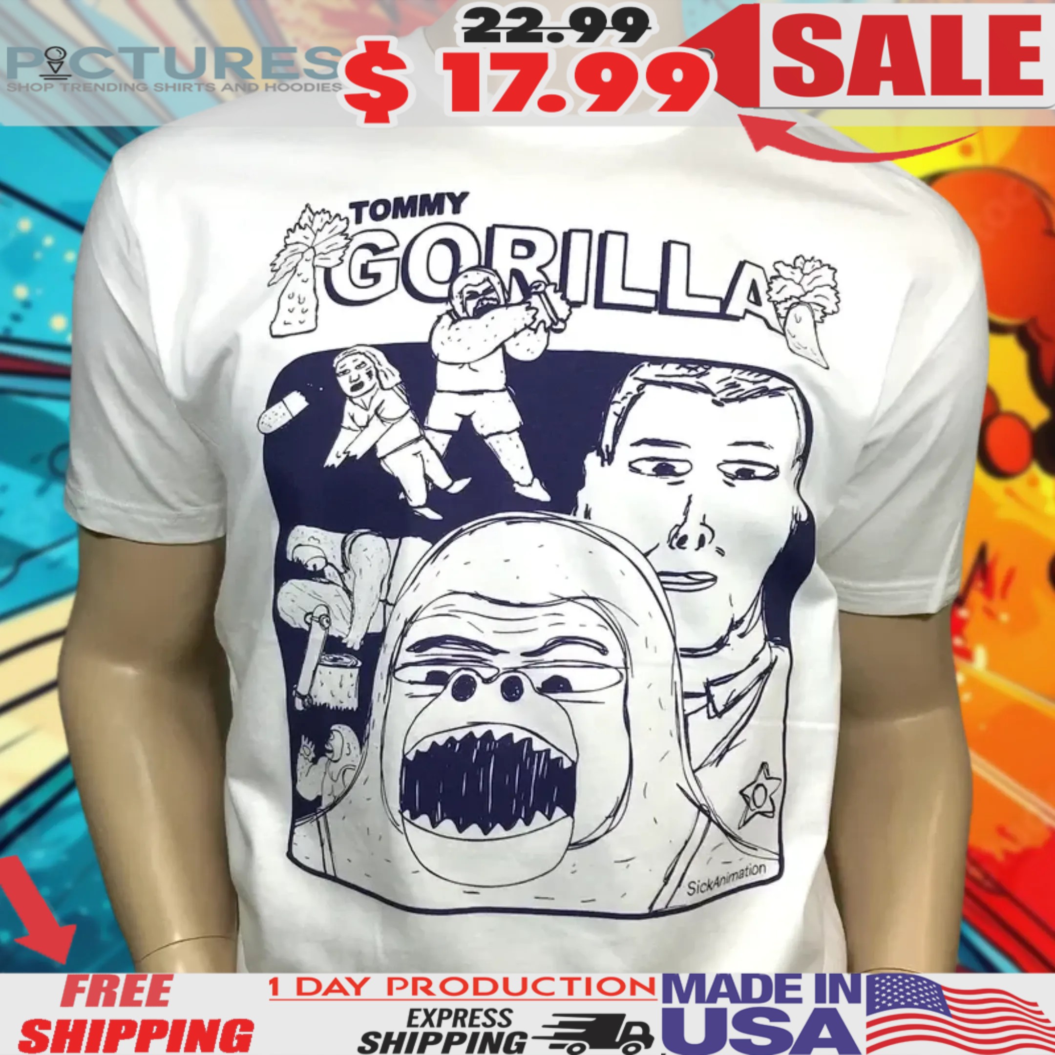 Tommy Gorilla Shirt