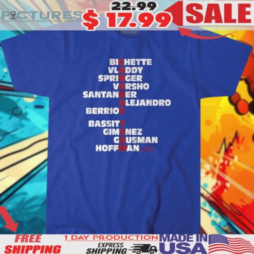 Toronto Blue Jays MLB Canada's Team Names 2025 Shirt