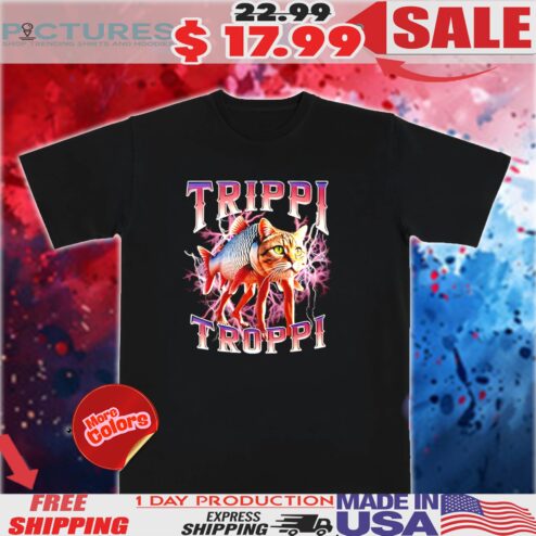 Trippi Troppi Brainrot Cat Fish Meme Shirt