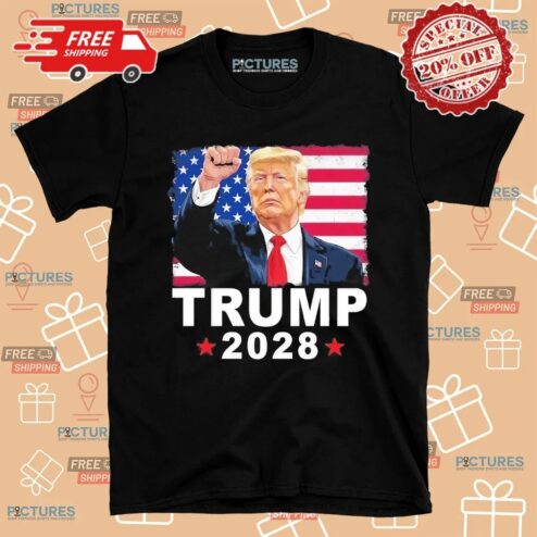 Trump 2028 American President Shirt