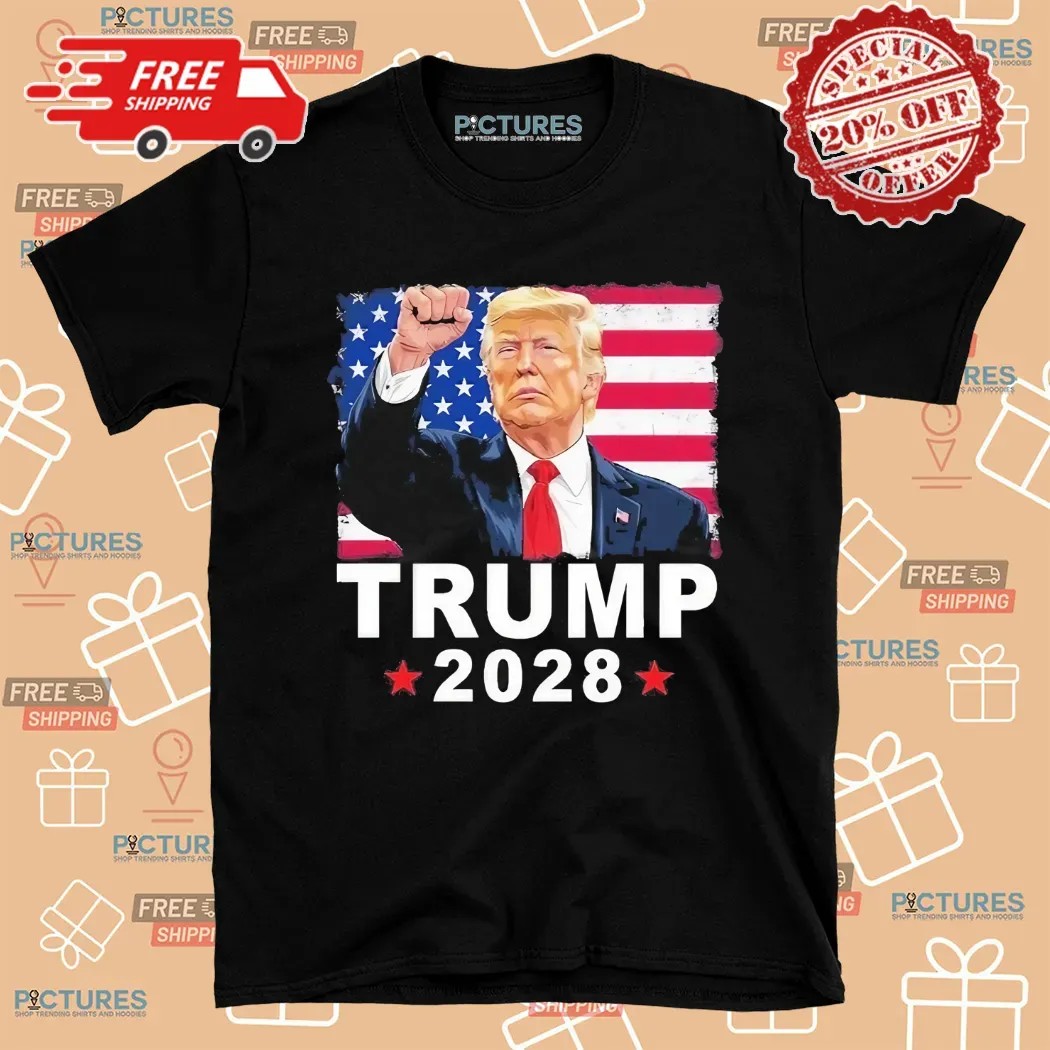 Trump 2028 American President Shirt