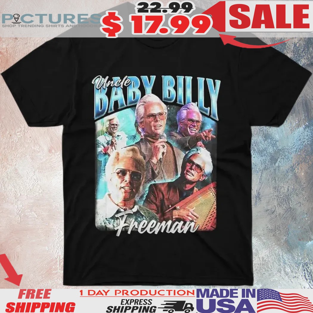 Uncle Baby Billy Freeman Vintage Bootleg Shirt Uncle Baby Billy Freeman Vintage Bootleg Shirt