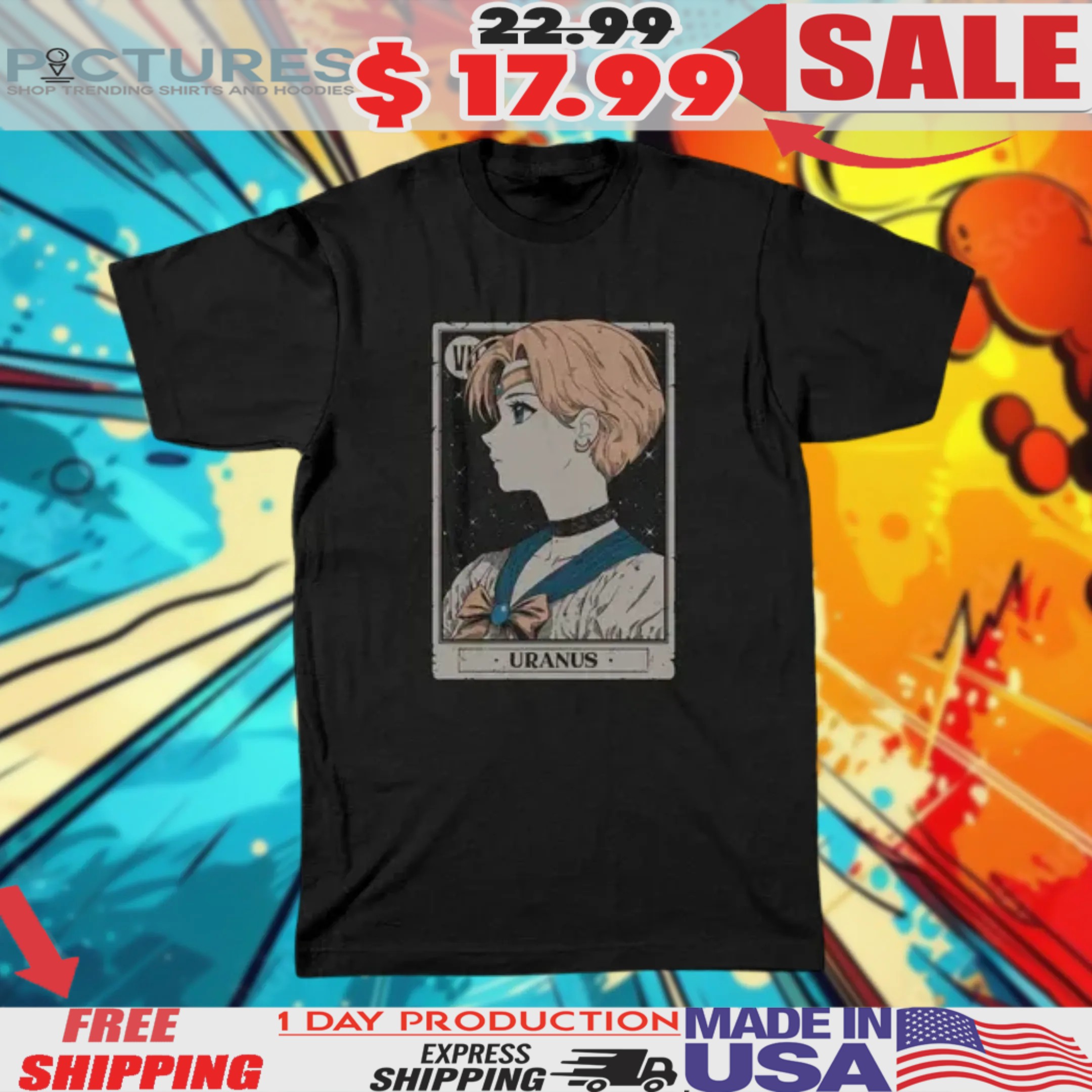 Uranus Warrior Of The Wind Shirt