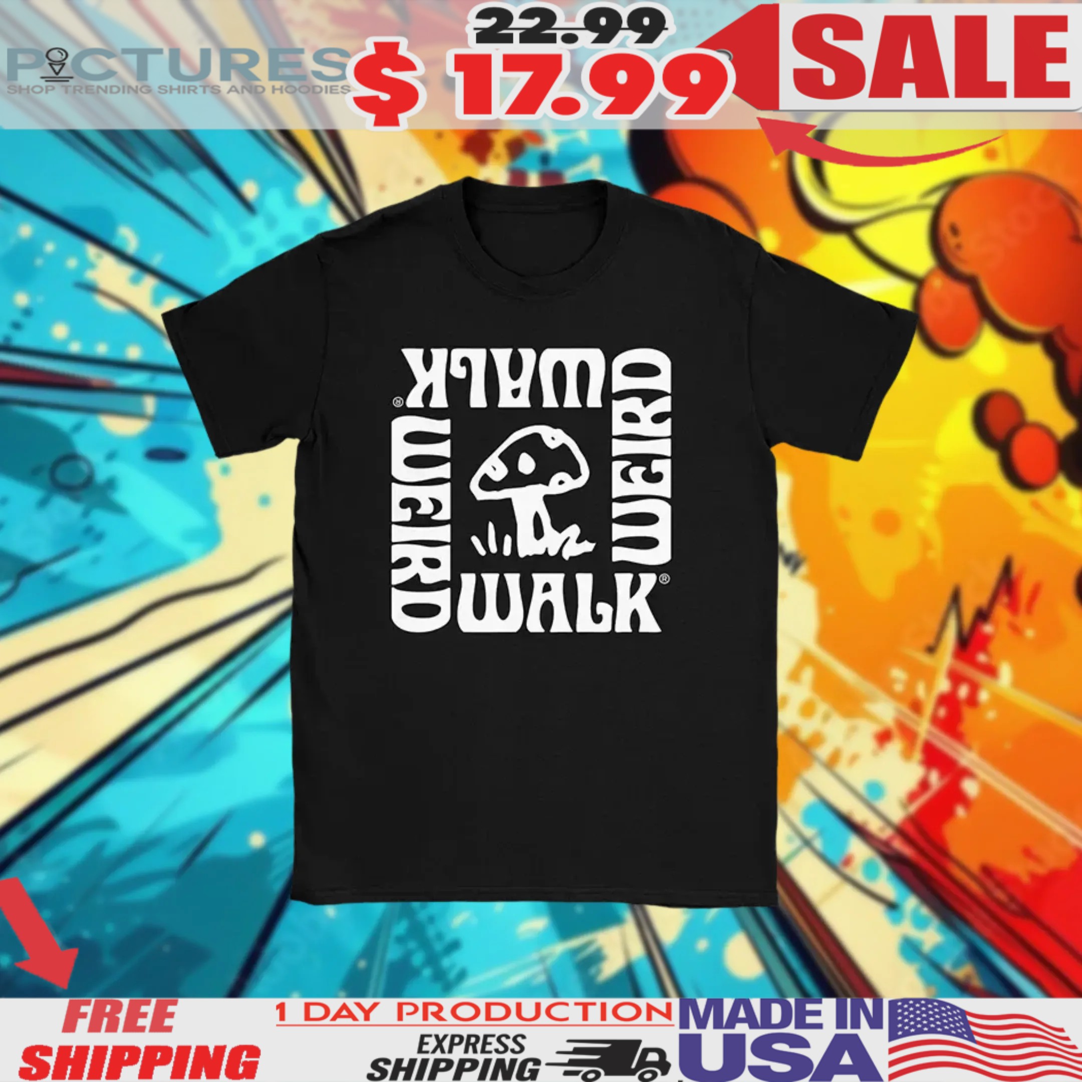 Weird Walk Forager Mushroom Shirt
