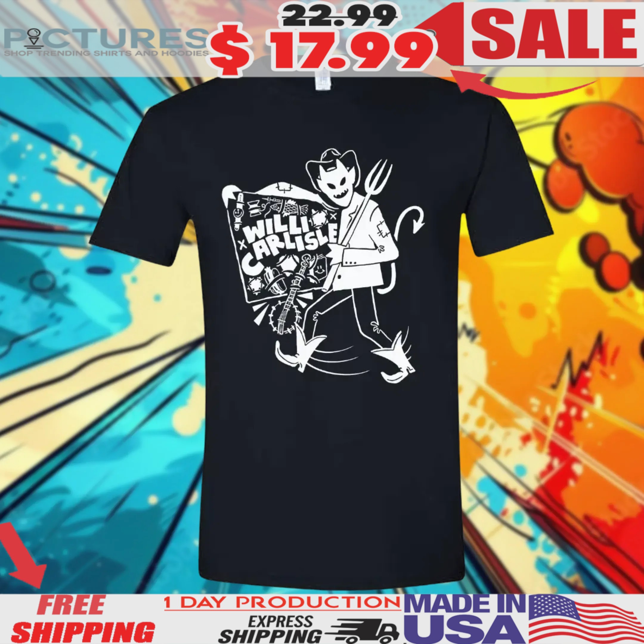 Willi Carlisle Devil Shirt