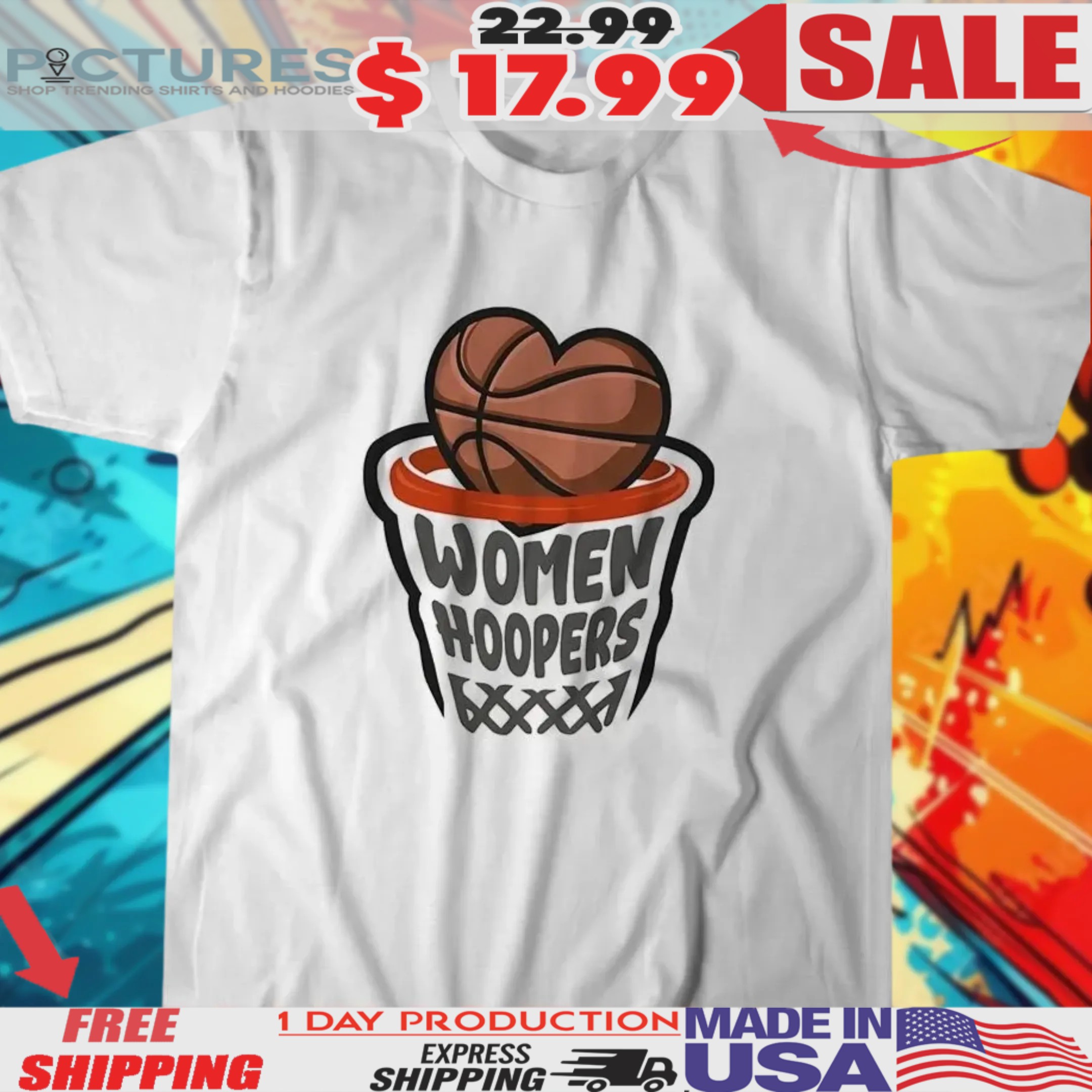 Women Hoopers Basketball Shirt
