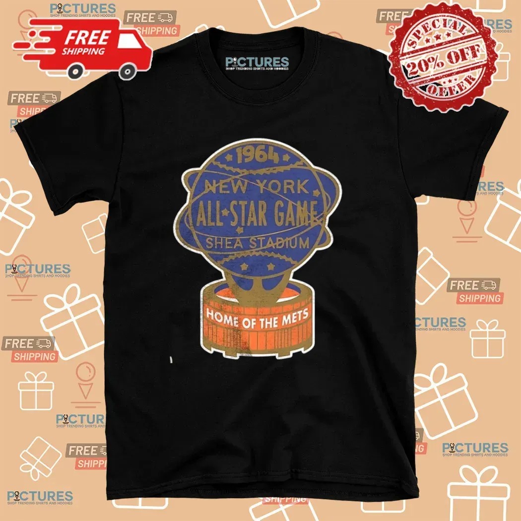 1964 NLB New York All Star Game shea stadium home of the Mets T Shirt 1