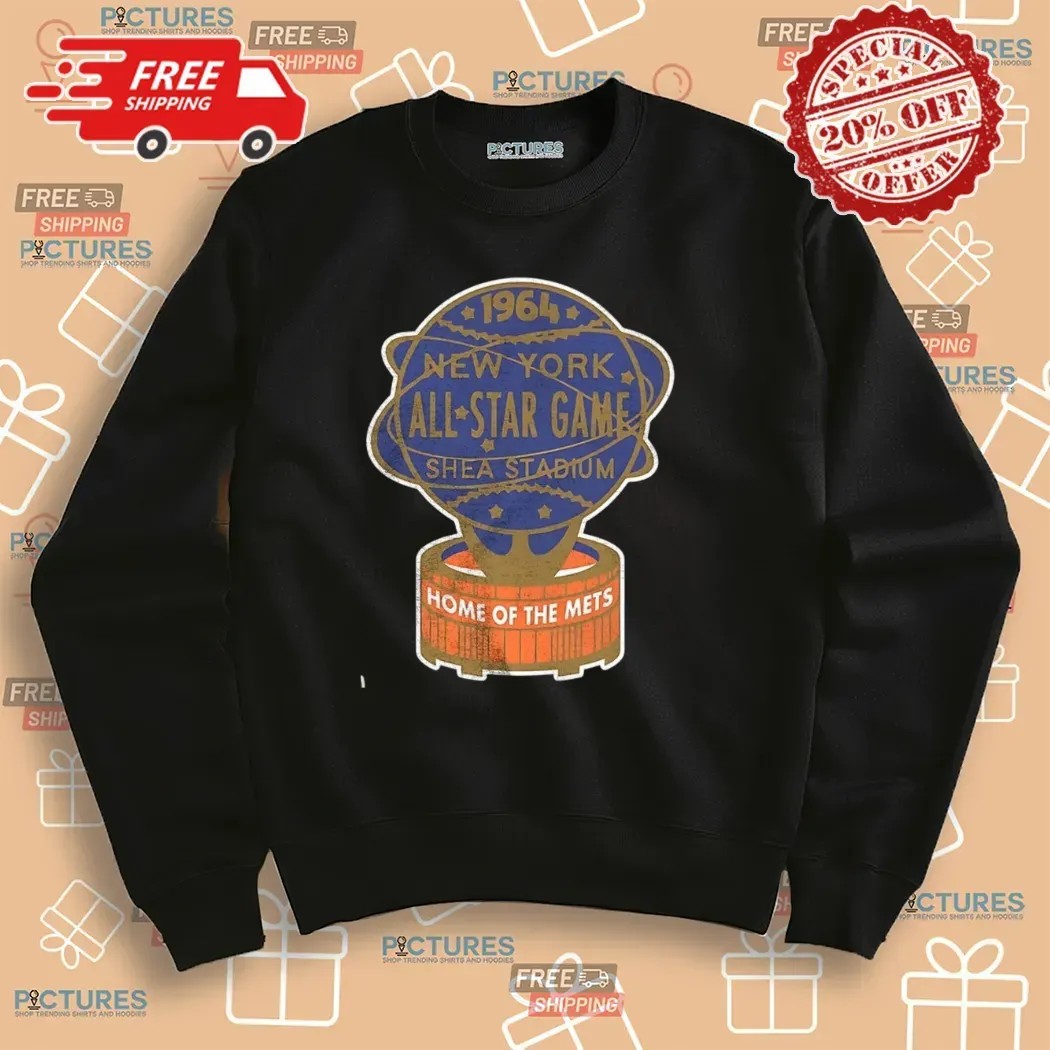1964 NLB New York All Star Game shea stadium home of the Mets T Shirt 1