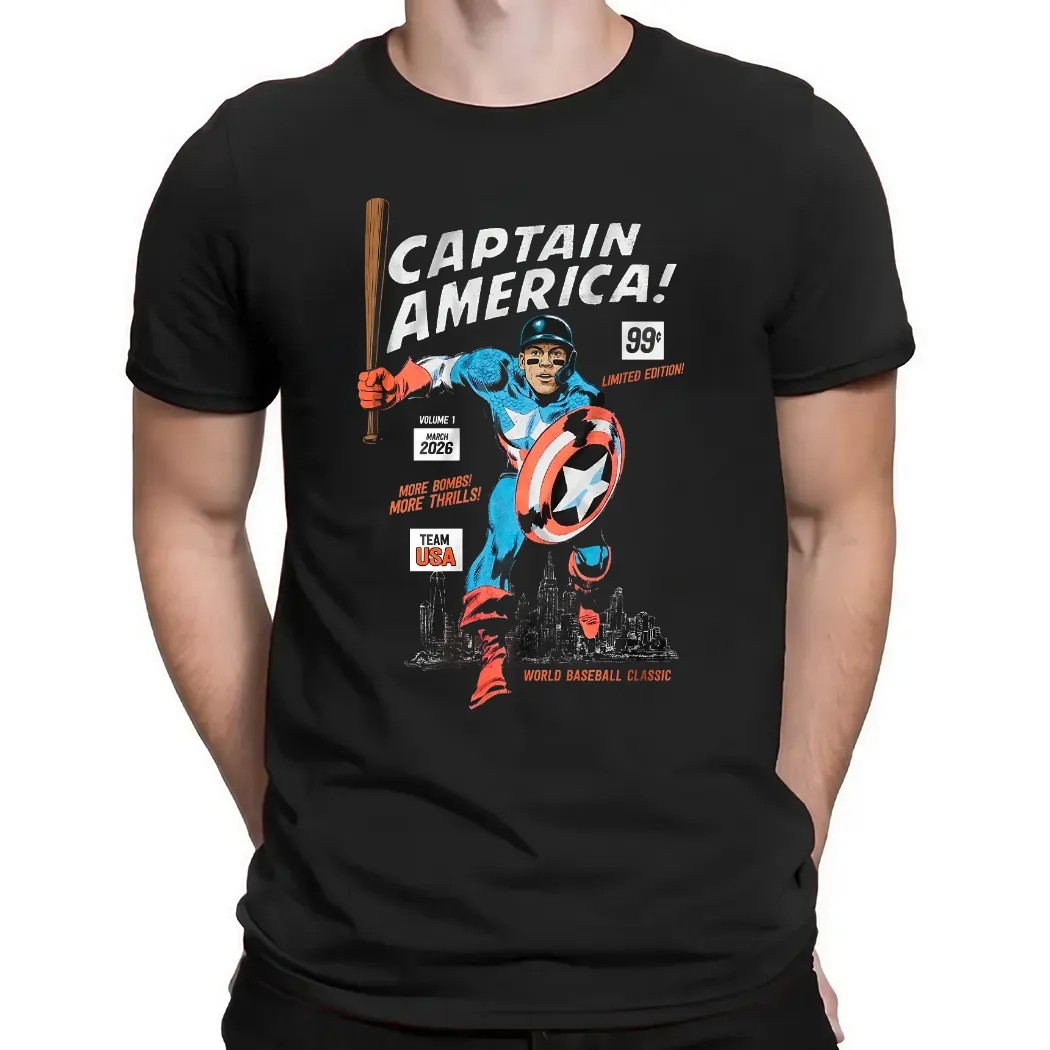 Aaron Judge’s Captain America Limited Edition More Bombs More Thrills Team Usa T Shirt Aaron Judge’s Captain America Limited Edition More Bombs More Thrills Team Usa T Shirt