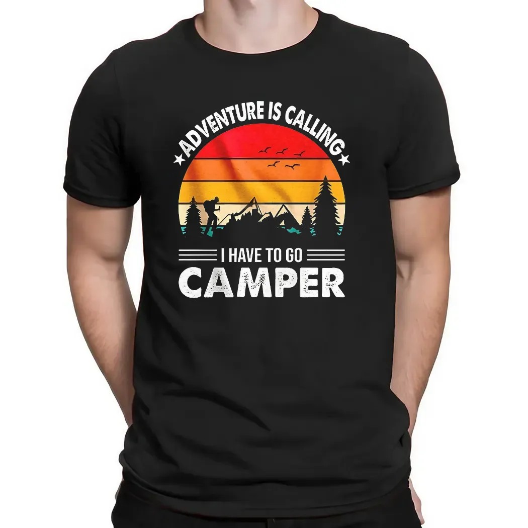 Adventure Is Calling I Have To Go Camper Vintage T Shirt Adventure Is Calling I Have To Go Camper Vintage T Shirt