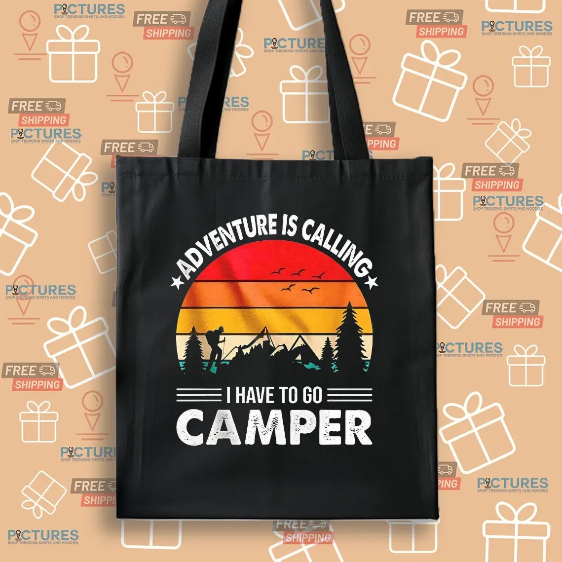 Adventure Is Calling I Have To Go Camper Vintage T Shirt Adventure Is Calling I Have To Go Camper Vintage T Shirt